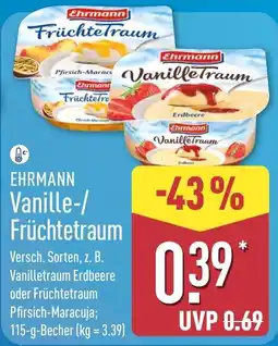 Aldi Nord Ehrmann Vanille-/Früchtetraum Angebot