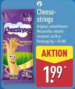 Aldi Nord Cheestrings Original Angebot