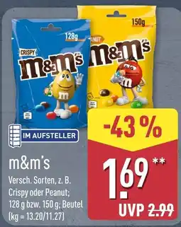 Aldi Nord m&m's Angebot