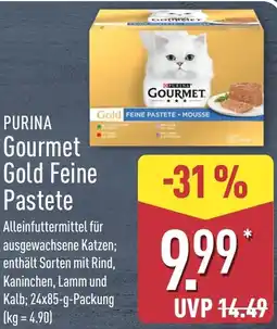 Aldi Nord PURINA Gourmet Gold Feine Pastete Angebot