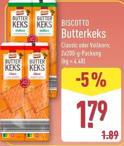 Aldi Nord Biscotto Butterkeks Angebot