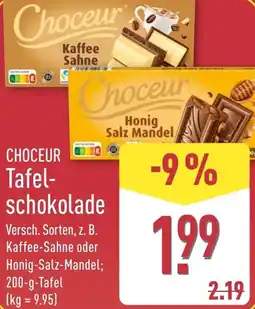 Aldi Nord Choeur Tafelschokolade Angebot