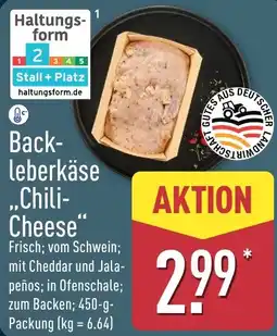 Aldi Nord Backleberkäse „Chili-Cheese“ Angebot
