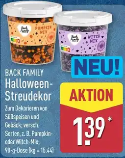 Aldi Nord BACK FAMILY Halloween-Streudekor Angebot
