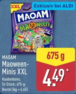 Aldi Nord MAOAM Maoween-Minis XXL Angebot