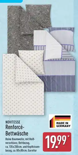 Aldi Nord NOVITESSE Renforcé-Bettwäsche Angebot