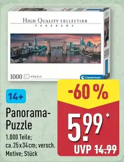 Aldi Nord Clementoni Panorama-Puzzle Angebot