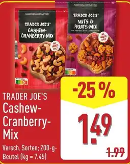 Aldi Nord TRADER JOE'S Cashew-Cranberry-Mix Angebot