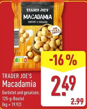 TRADER JOE'S Macadamia