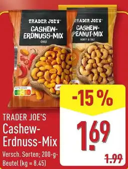 Aldi Nord TRADER JOE'S Cashew-Erdnuss-Mix Angebot