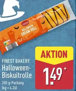 Aldi Nord Finest Bakery Halloween-Biskuitrolle Angebot