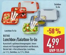 Aldi Nord ROTHO Lunchbox-/Salatbox-To-Go Angebot