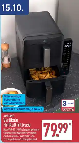 Aldi Nord AMBIANO Vertikale Heißluftfritteuse Angebot