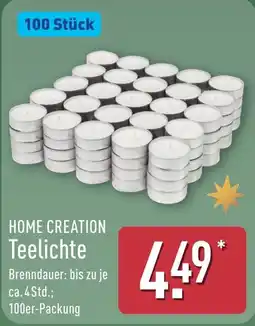 Aldi Nord HOME CREATION Teelichte Angebot