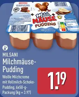 Aldi Nord MILSANI Milchmäuse-Pudding Angebot