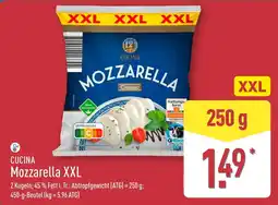 Aldi Nord CUCINA Mozzarella XXL Classic Angebot