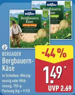Aldi Nord Bergader Bergbauern-Käse Angebot