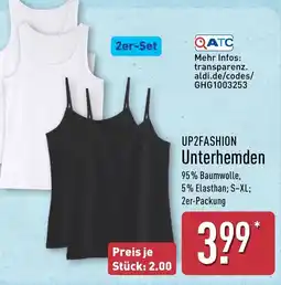Aldi Nord UP2FASHION Unterhemden Angebot