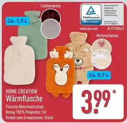 Aldi Nord HOME CREATION Wärmflasche Angebot