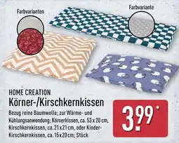 Aldi Nord HOME CREATION Körner-/Kirschkernekissen Angebot