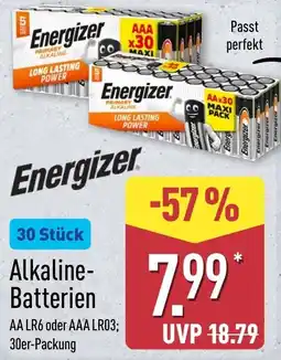 Aldi Nord Energizer Alkaline-Batterien Angebot