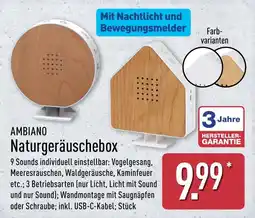 Aldi Nord AMBIANO Naturgeräuschebox Angebot
