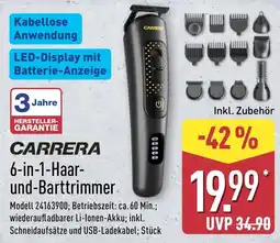 Aldi Nord CARRERA 6-in-1-Haar-und-Barttrimmer Angebot