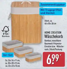 Aldi Nord HOME CREATION Wäschekorb Angebot