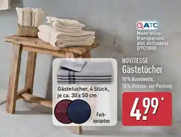Aldi Nord NOVITESSE Gästetücher Angebot