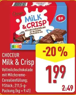 Aldi Nord CHOEUR Milk & Crisp Angebot