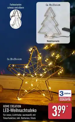 Aldi Nord HOME CREATION LED-Weihnachtsdeko Angebot
