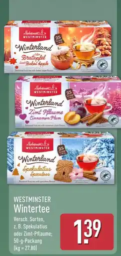 Aldi Nord WESTMINSTER Wintertee Angebot