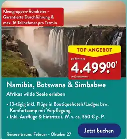 Aldi Nord Namibia, Botswana & Simbabwe Angebot