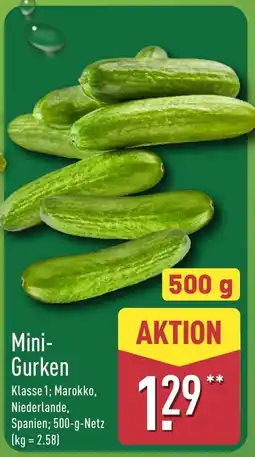 Aldi Nord Mini-Gurken Angebot