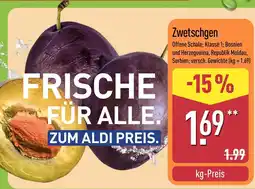 Aldi Nord Zwetschgen Angebot