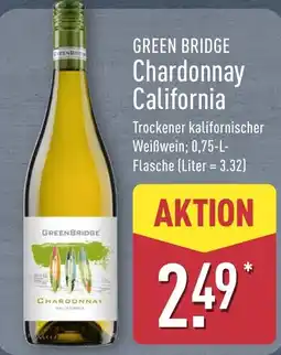 Aldi Nord GREENBRIDGE Chardonnay California Angebot