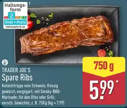 Aldi Nord TRADER JOE'S Spare Ribs Angebot