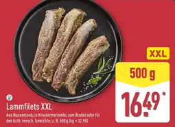 Aldi Nord Lammfilets XXL Angebot