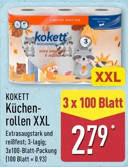 Aldi Nord KOKETT Küchenrollen XXL Angebot