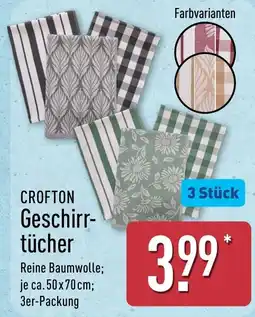 Aldi Nord CROFTON Geschirrtücher Angebot