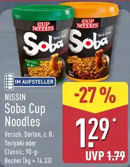 Aldi Nord NISSIN Soba Cup Noodles Angebot