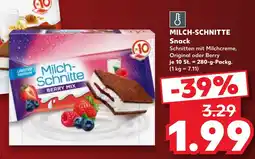 Kaufland Milch-Schnitte Berry Mix Angebot