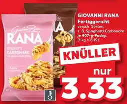 Kaufland Giovanni Rana Spaghetti Carbonara Angebot