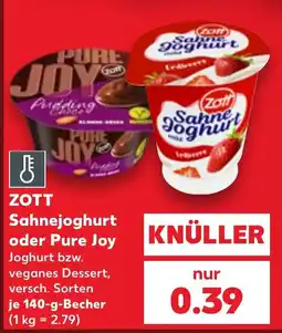 Kaufland ZOTT Sahnejoghurt oder Pure Joy Angebot