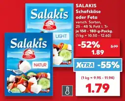 Kaufland Salakis Schafskäse oder Feta Angebot
