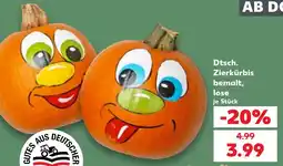 Kaufland Dtsch. Zierkürbis bemalt Angebot