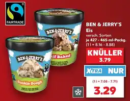 Kaufland BEN & JERRY'S Eis Angebot