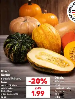 Kaufland Dtsch. Kürbis- spezialitäten, lose Angebot