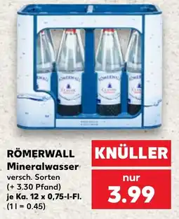 Kaufland RÖMERWALL Mineralwasser Angebot