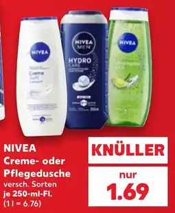 Kaufland NIVEA Creme- oder Pflegedusche Angebot